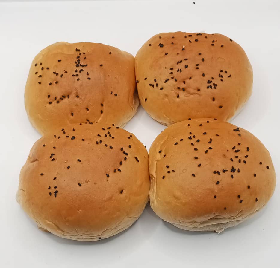 Wilsons Cafe Big Burger Bread 4Un