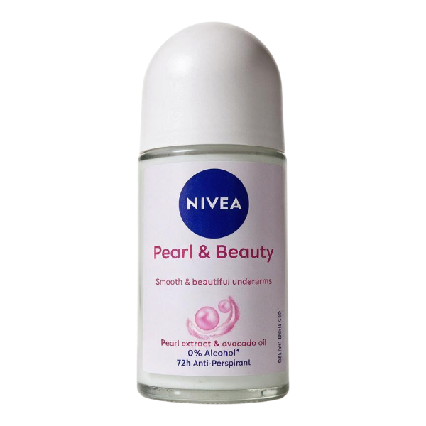Nivea Roll On Pearl & Beauty (Pearl Extract & Avocado Oil) 72Hr 50Ml