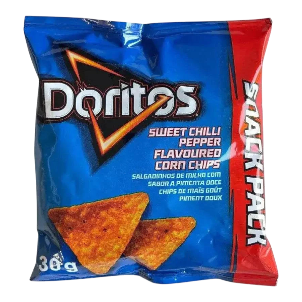 Doritos Sweet Chilli Pepper Flavoured Corn Chips 30G