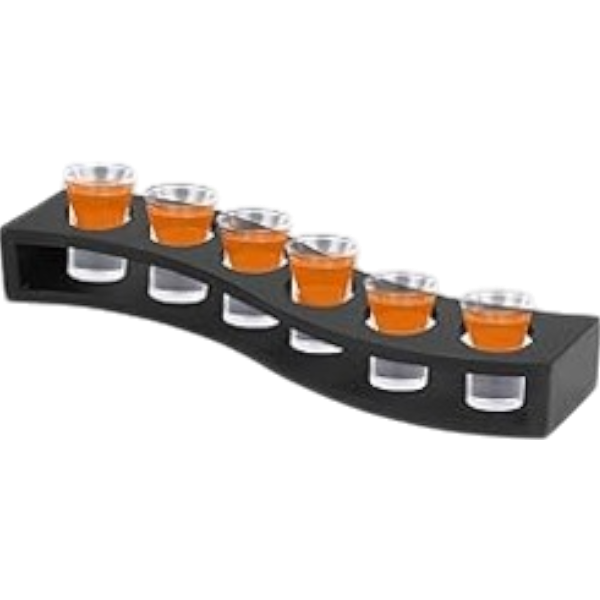 Wooden Shot Glass Holder/Tray
