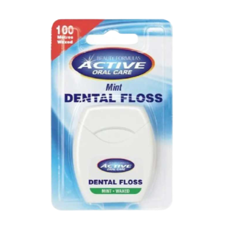 Active Dental Floss Mint 100M - White