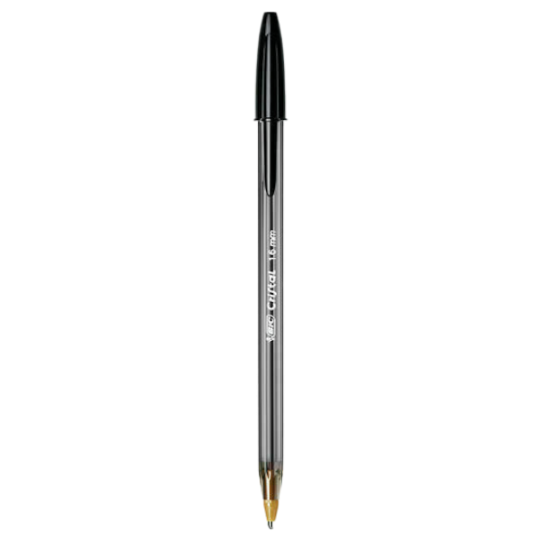 Bic Cristal  Medium Point  Pen Black Ink 1Un