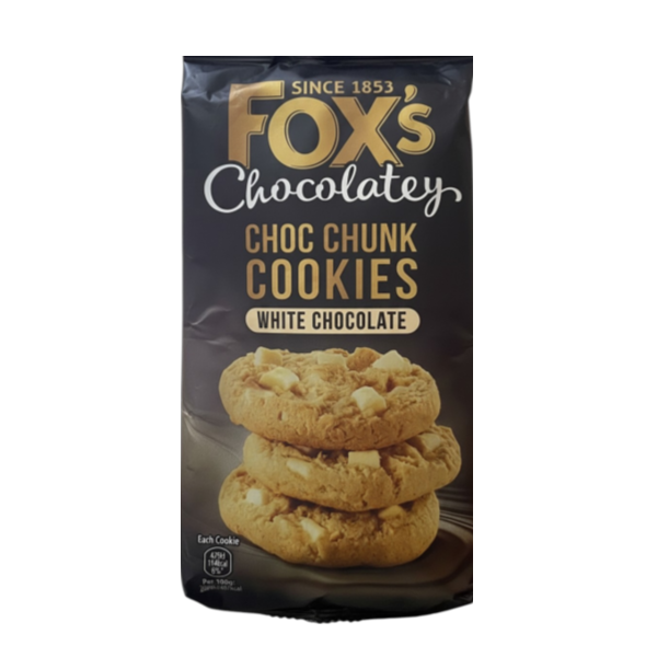Fox's Fabulous White Chocolate Cookies 180G