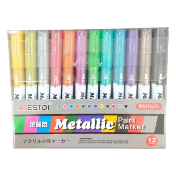 Bestdi Metallic Palnt Marker 12Colors