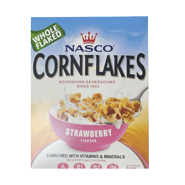 Nasco Cornflakes Strawberry Flavour 350G
