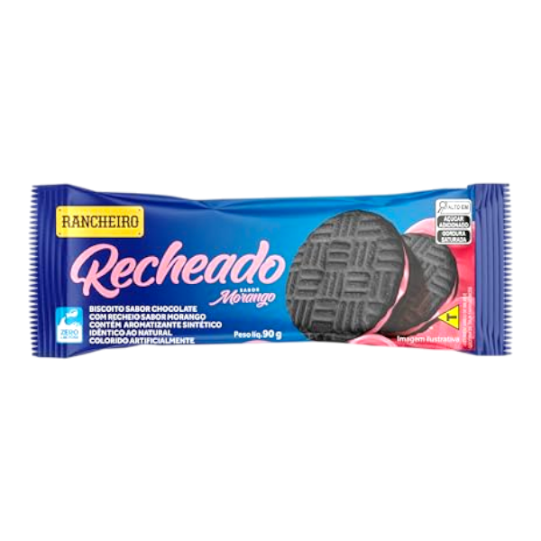 Rancheiro Strawberry Sandwich Chocolate Cookies 90G