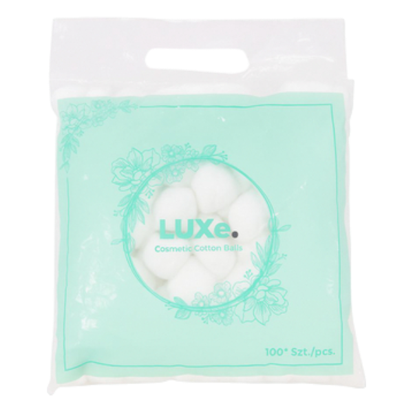 Luxe Cosmetic Cotton Balls (Waciki) 100Un