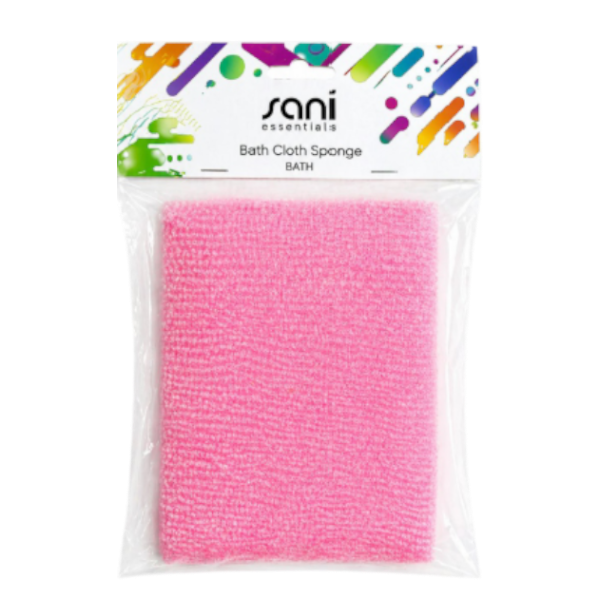 Sani Essentials Multi-Coloured Bath Cloth Sponge