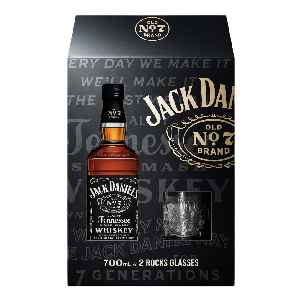 Jack Daniel's Gentleman Jack Gift Pack 700Ml