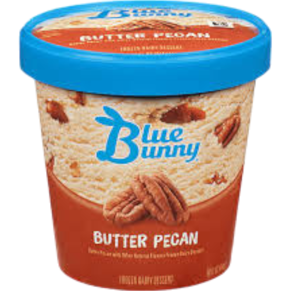 Blue Bunny Butter Pecan 414Ml