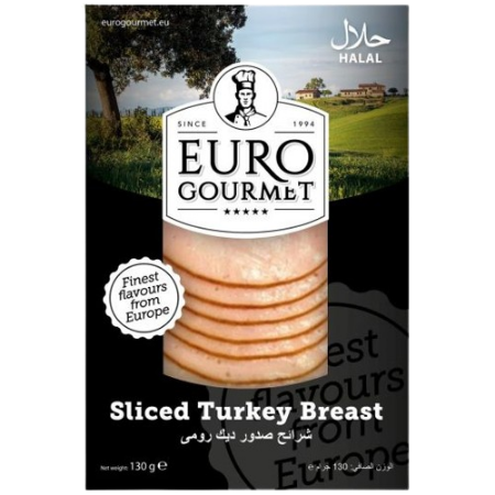 Euro  Sliced Turkey Breast 130G