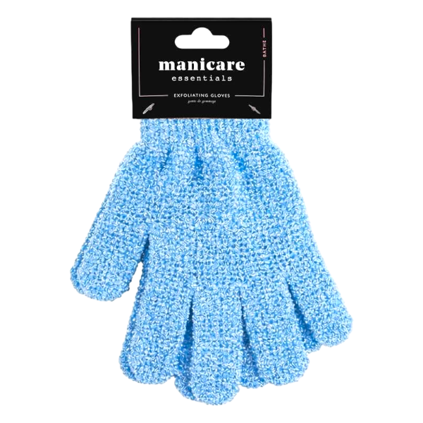 Manicare Essentials Exfoliating Gloves Sky Blue
