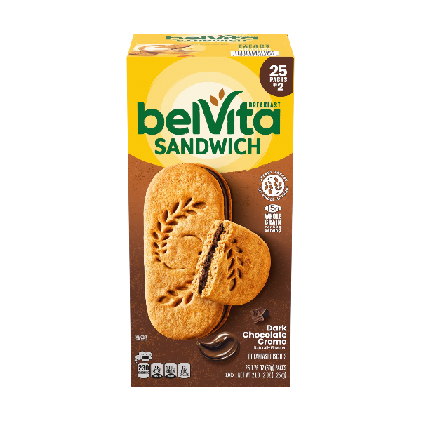 Belvita Breakfast Sandwich Dark Chocolate Creme 50G
