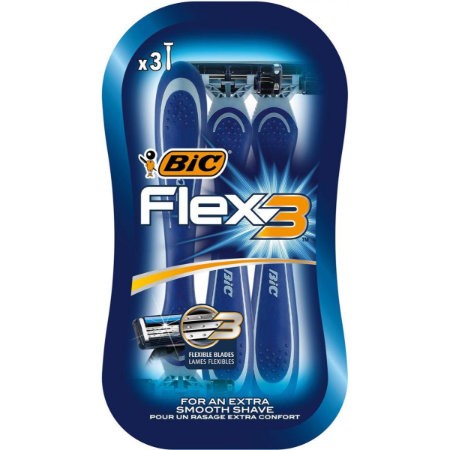Bic  Shaving Stick Flex 2 3Un