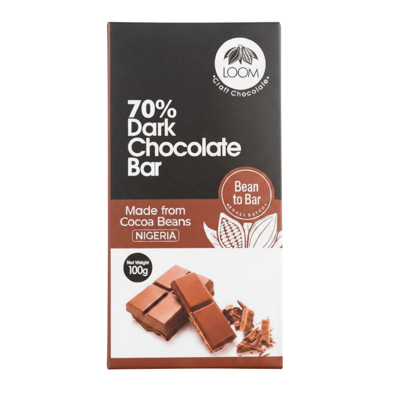 Loom Chocolate Bar Dark 70% 100G